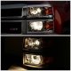 Chevy Silverado 1500 2014-2015 Smoked Projector Headlights