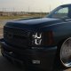 Chevy Silverado 3500HD 2007-2014 Smoked LED DRL Projector Headlights