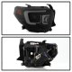 Toyota Tundra 2014-2017 Black Smoked LED DRL Projector Headlights