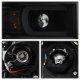 Chevy Silverado 1500 2014-2015 Black Smoked LED DRL Tube Projector Headlights
