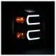 Chevy Silverado 1500 2014-2015 Black Smoked LED DRL Tube Projector Headlights