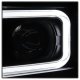 Chevy Silverado 2007-2013 Black LED DRL Projector Headlights