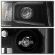 Chevy Silverado 3500HD 2007-2014 Black LED DRL Projector Headlights