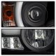 GMC Sierra 2500HD 2015-2019 Black LED DRL Projector Headlights