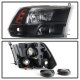 Dodge Ram 3500 2010-2018 Black Quad Headlights