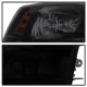 Dodge Ram 3500 2010-2018 Black Smoked Quad Headlights