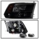 Dodge Ram 3500 2010-2018 Black Smoked Quad Headlights
