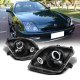 Honda Prelude 1997-2001 Black Halo Projector Headlights