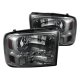 Ford F250 Super Duty 1999-2004 Smoked Headlights