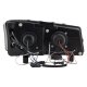 Chevy Silverado 1500HD 2003-2006 Black Smoked CCFL Halo Projector Headlights LED