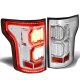 Ford F150 2015-2017 Clear LED Tail Lights Outline