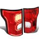 Ford F150 2015-2017 Red LED Tail Lights Outline