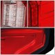 Ford F150 2015-2017 Red LED Tail Lights Outline