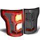 Ford F150 2015-2017 Smoked LED Tail Lights Outline