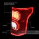 Ford F150 2015-2017 Tinted LED Tail Lights Outline