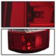 Chevy Silverado 3500 2003-2006 Red Clear Custom Full LED Tail Lights
