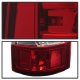 GMC Sierra 2004-2006 Red Clear Custom Full LED Tail Lights