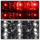 GMC Sierra 2004-2006 Red Clear Custom Full LED Tail Lights
