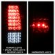 GMC Sierra 2004-2006 Red Clear Custom Full LED Tail Lights