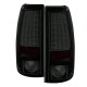 Chevy Silverado 2003-2006 Black Smoked LED Tail Lights