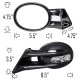 BMW 3 Series Coupe 2000-2005 Black Manual Side Mirror