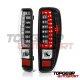 Chevy Colorado 2004-2012 Black LED Tail Lights