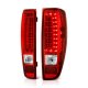 Chevy Colorado 2004-2012 Red and Clear LED Tail Lights