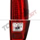 GMC Canyon 2004-2012 Red and Clear LED Tail Lights