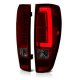 Chevy Colorado 2004-2012 Red and Smoked LED Tail Lights Tube