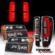 Chevy Colorado 2004-2012 Black Headlights Set and LED Tube Tail lights