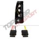 Chevy Silverado 2003-2006 Black LED Tail Lights Red Tube