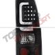 GMC Sierra 2500 1999-2004 Black LED Tail Lights Tube