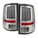 Dodge Ram 3500 2010-2018 Chrome Full LED Tail Lights