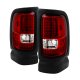 Dodge Ram 3500 1994-2002 Red Clear LED Tail Lights