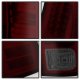 Dodge Ram 2500 2013-2018 Red Smoked LED Tail Lights