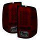 Dodge Ram 3500 2013-2018 Red Smoked LED Tail Lights