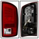 Dodge Ram 2002-2006 Red Clear LED Tail Lights
