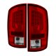 Dodge Ram 2500 2003-2006 Red Clear LED Tail Lights
