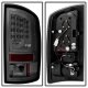 Dodge Ram 2500 2007-2009 Smoked LED Tail Lights