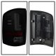 GMC Sierra 1500 2016-2018 Black Smoked LED Tail Lights SS-Series