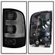 GMC Sierra 3500HD 2007-2014 Black Smoked LED Tail Lights