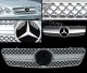Mercedes Benz CL 2000-2006 Silver Chrome Sport Grille