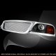 Ford F150 1999-2003 Chrome Mesh Grille and Black Headlights