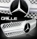 Mercedes Benz CL 2000-2006 White Chrome Sport Grille