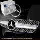 Mercedes Benz CL 2000-2006 Silver Chrome Sport Grille
