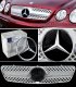 Mercedes Benz CL 2000-2006 White Chrome Sport Grille