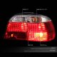 BMW E38 7 Series 1995-2001 Red and Clear Euro Tail Lights