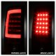 GMC Sierra 2500HD 2007-2014 Red Clear LED Tail Lights Tube