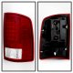 GMC Sierra 3500HD 2007-2014 Red Clear LED Tail Lights Tube