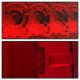 GMC Sierra 3500HD 2007-2014 Red Clear LED Tail Lights Tube
